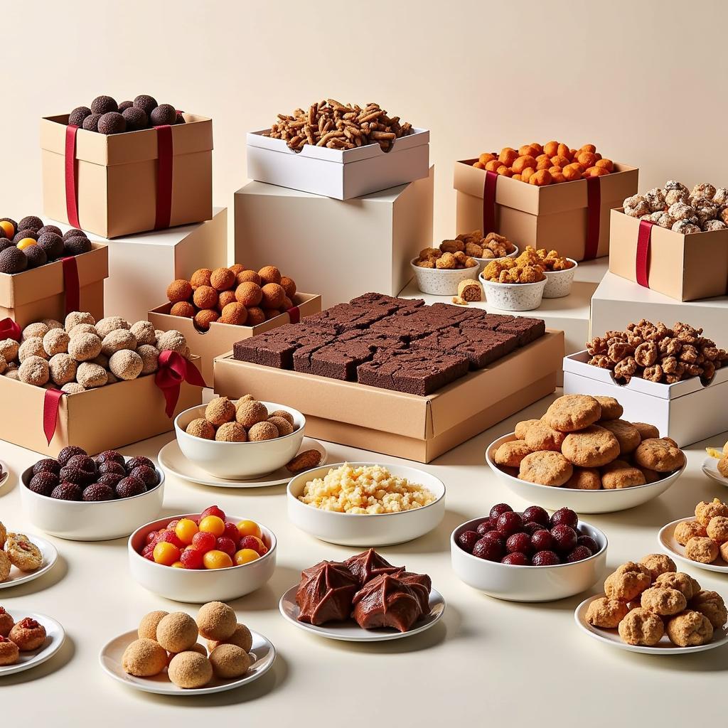 Assortment of Food Gift Boxes