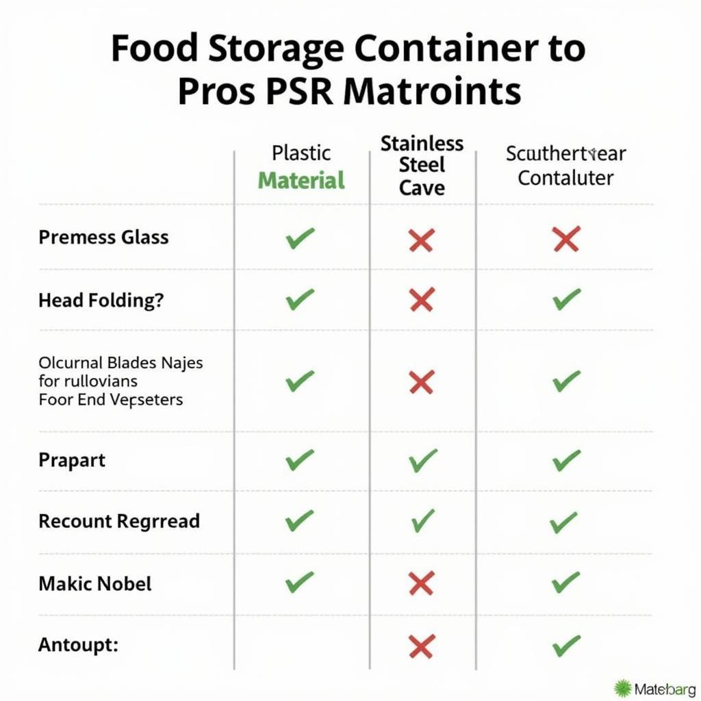  Comparing Different Food Storage Containers