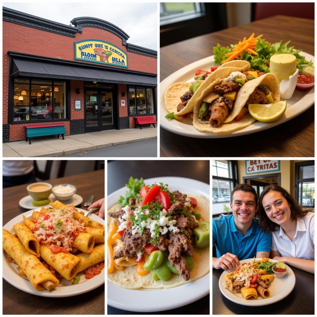 A vibrant collage showcasing the best Mexican restaurants in Morehead City, NC