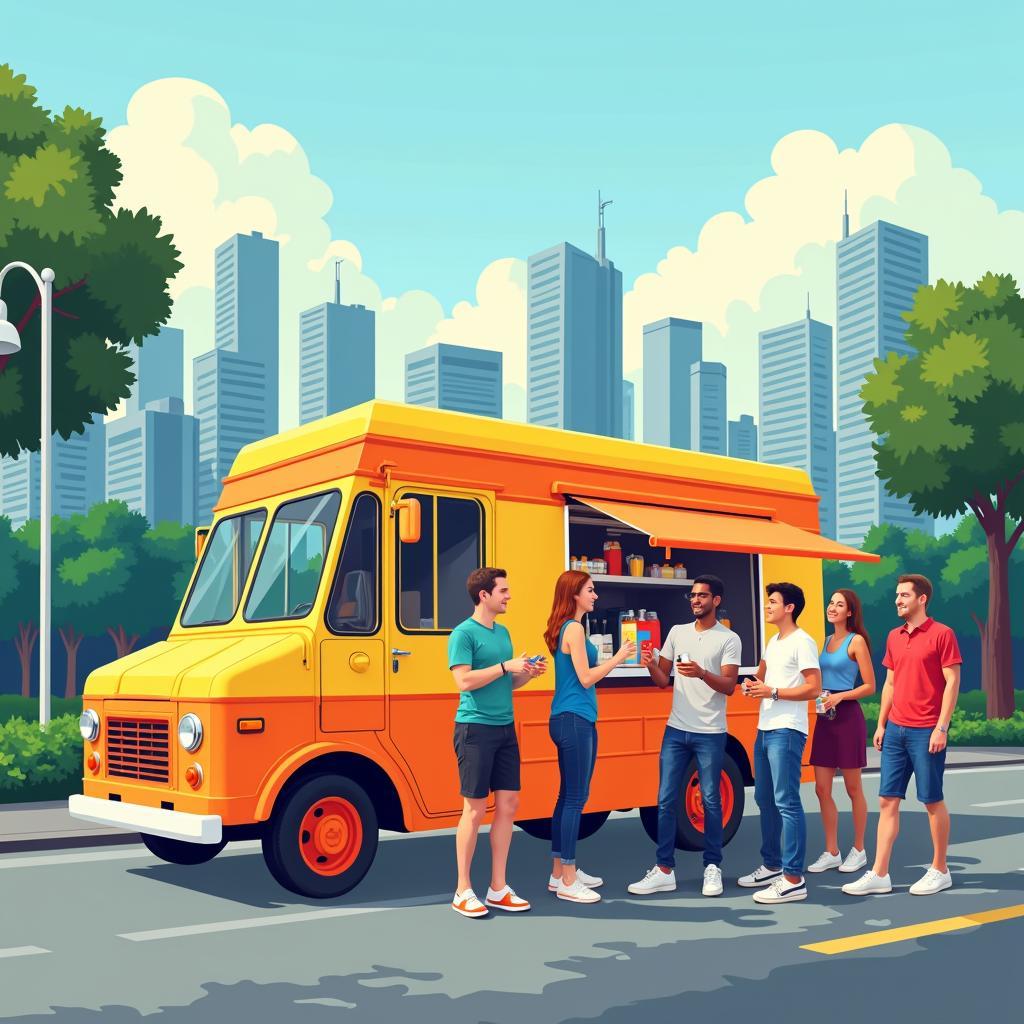 Best Mik Meals Food Truck On the Street