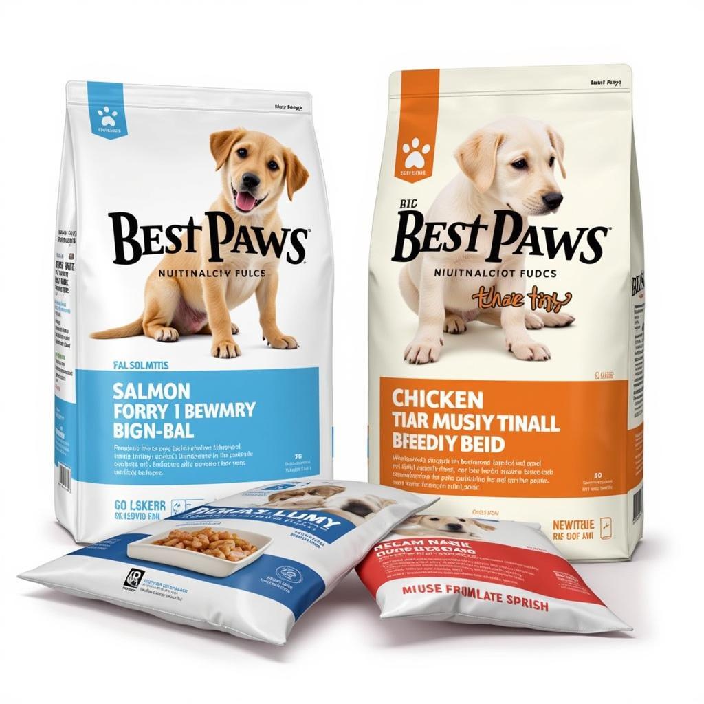 Variety of Best Paws Puppy Food Options