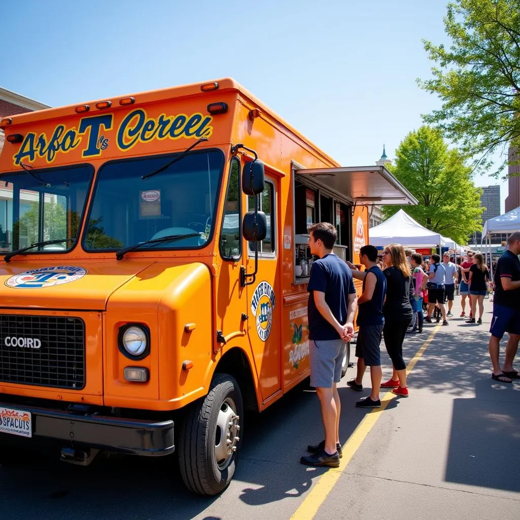 Big T's Food Truck at a Street Festival