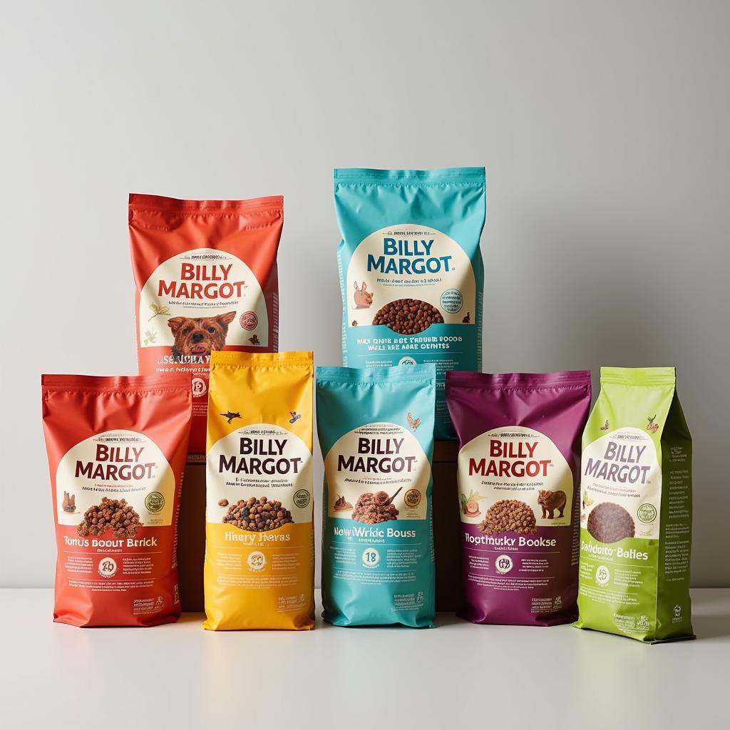 Different Varieties of Billy Margot Dog Food