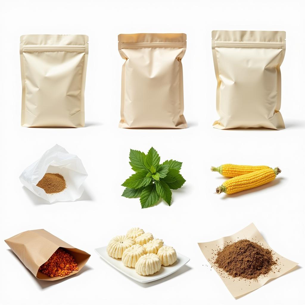 Biodegradable and compostable food packaging bags