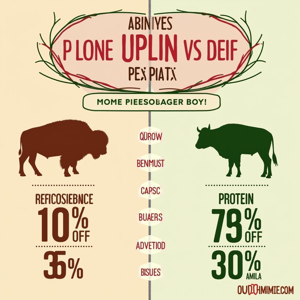 Comparing Protein Content: Bison vs. Beef