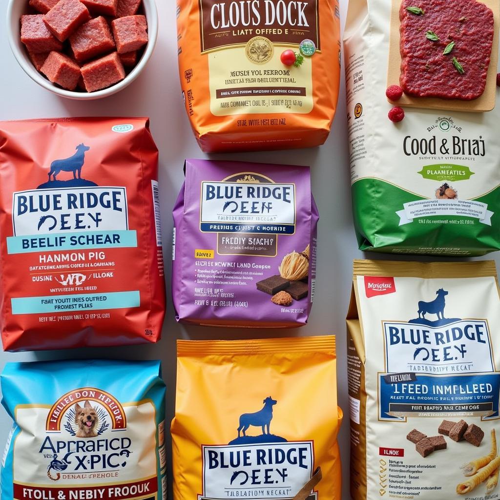 Blue Ridge Beef Pet Food Packaging