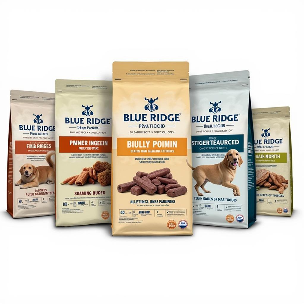 Blue Ridge Pet Food Packaging