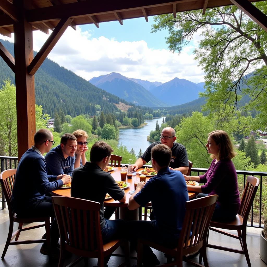 Dining with a View in Bonners Ferry