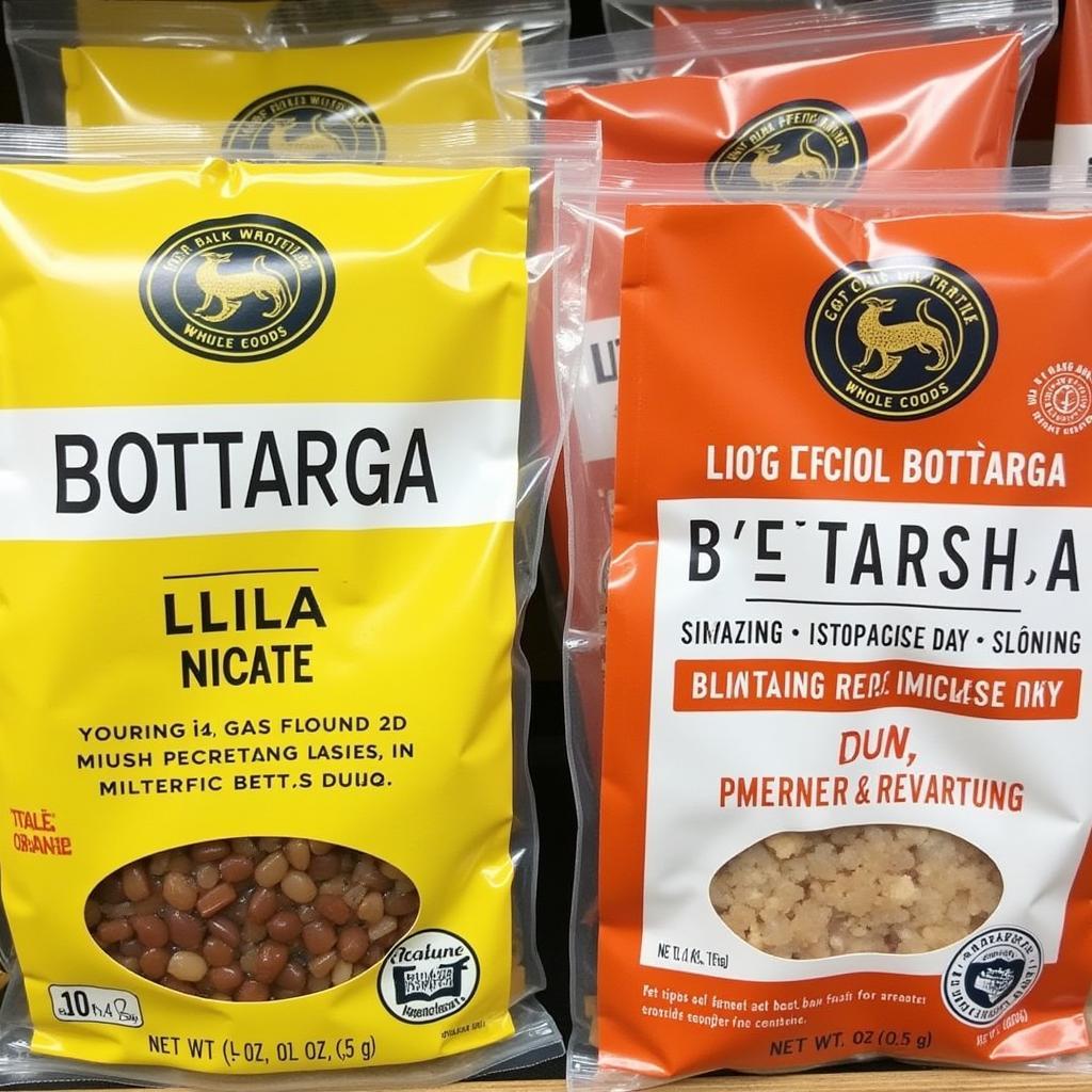 Types of Bottarga at Whole Foods