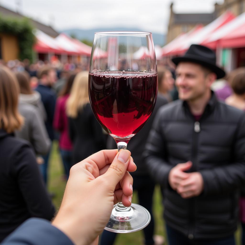 Wine tasting at the Breckenridge Wine and Food Festival