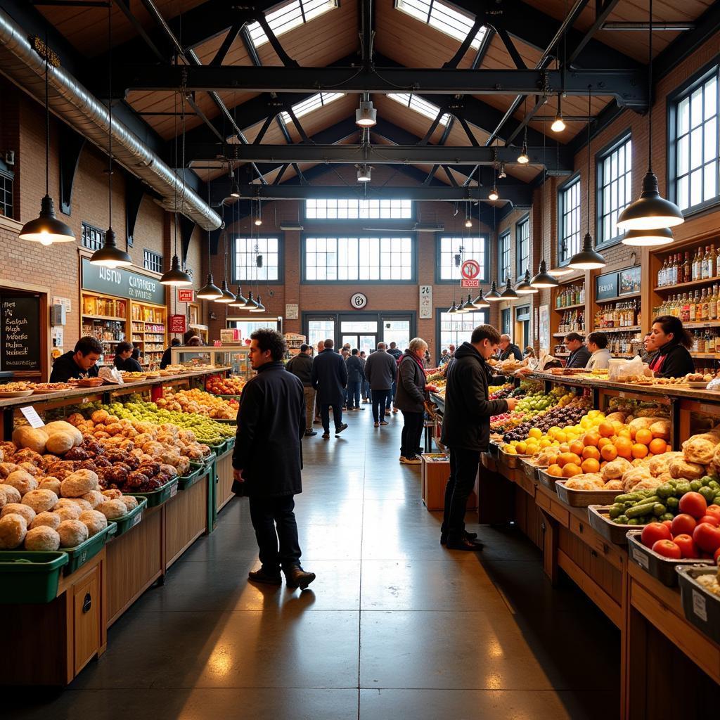 The Bustling Broadway Market in Buffalo