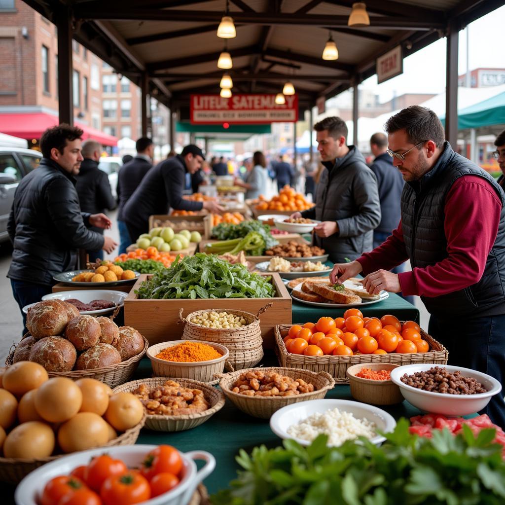 Exploring Buffalo NY Food at a Local Market