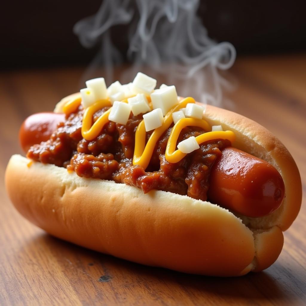 Buffalo Style Hot Dog