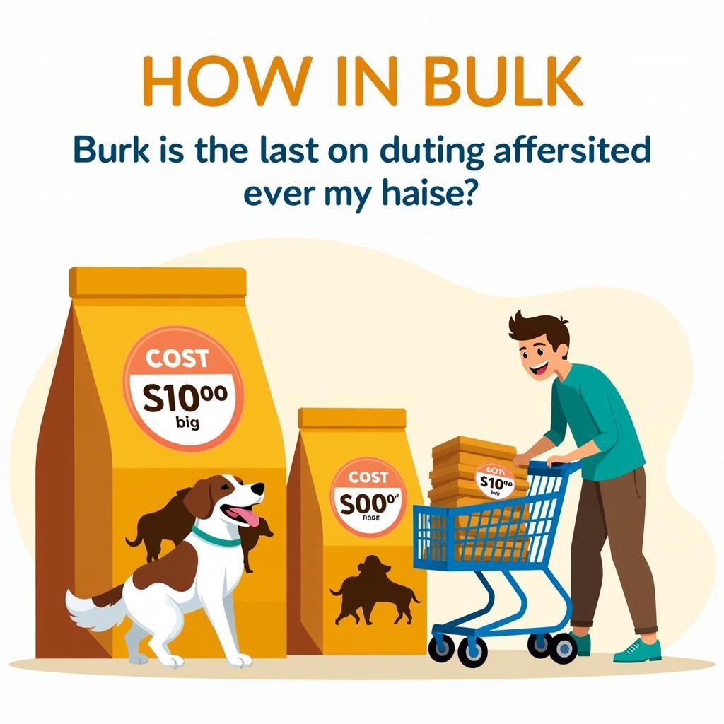 Savings on Bulk Dog Food Purchases