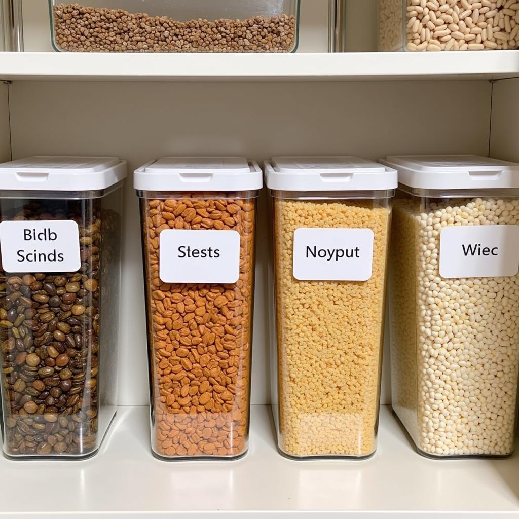 Pantry Organization with Bulk Freeze Dried Food