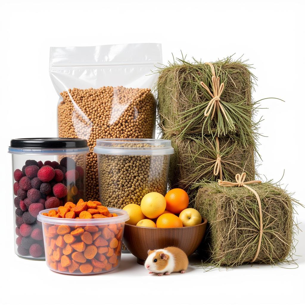 Various bulk guinea pig food options available