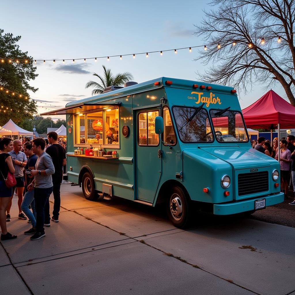 Cafe Taylor Food Truck at a Local Event