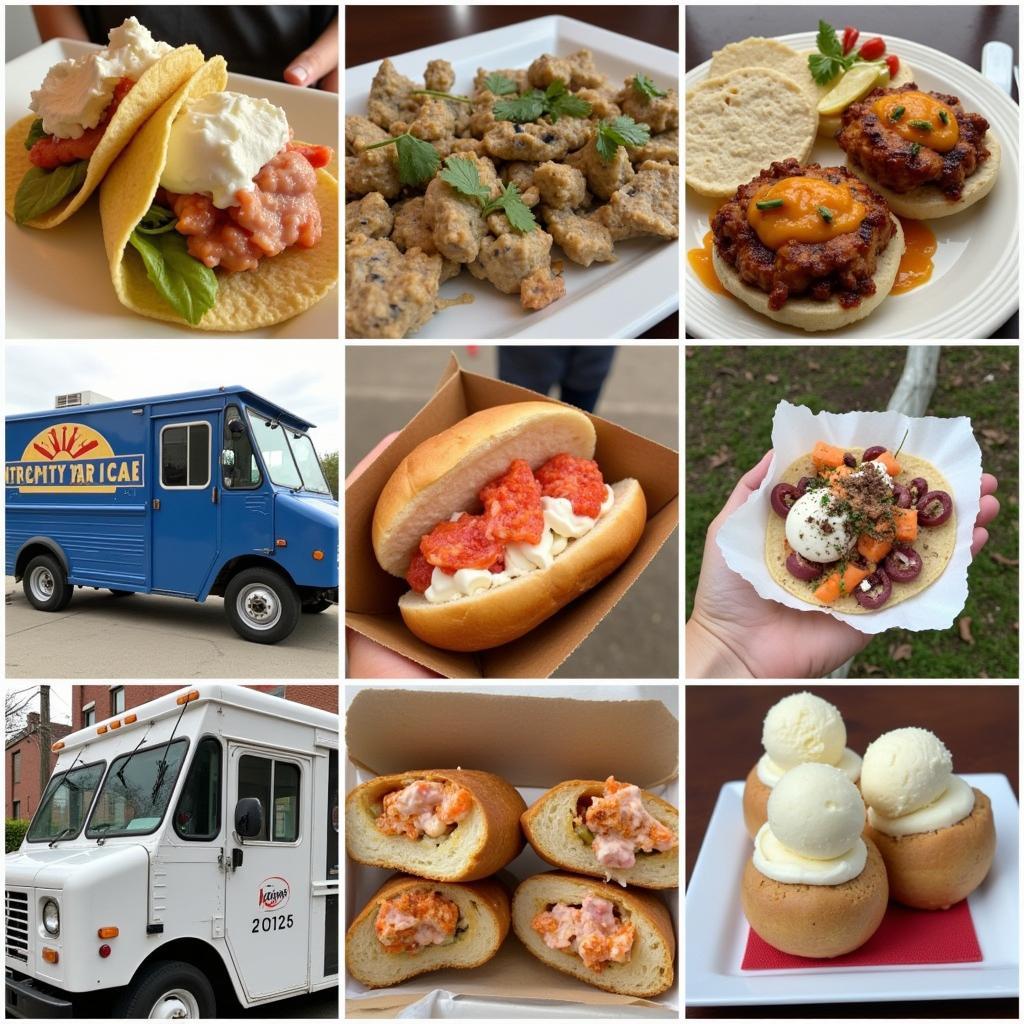 Diverse Food Truck Offerings in Cambridge