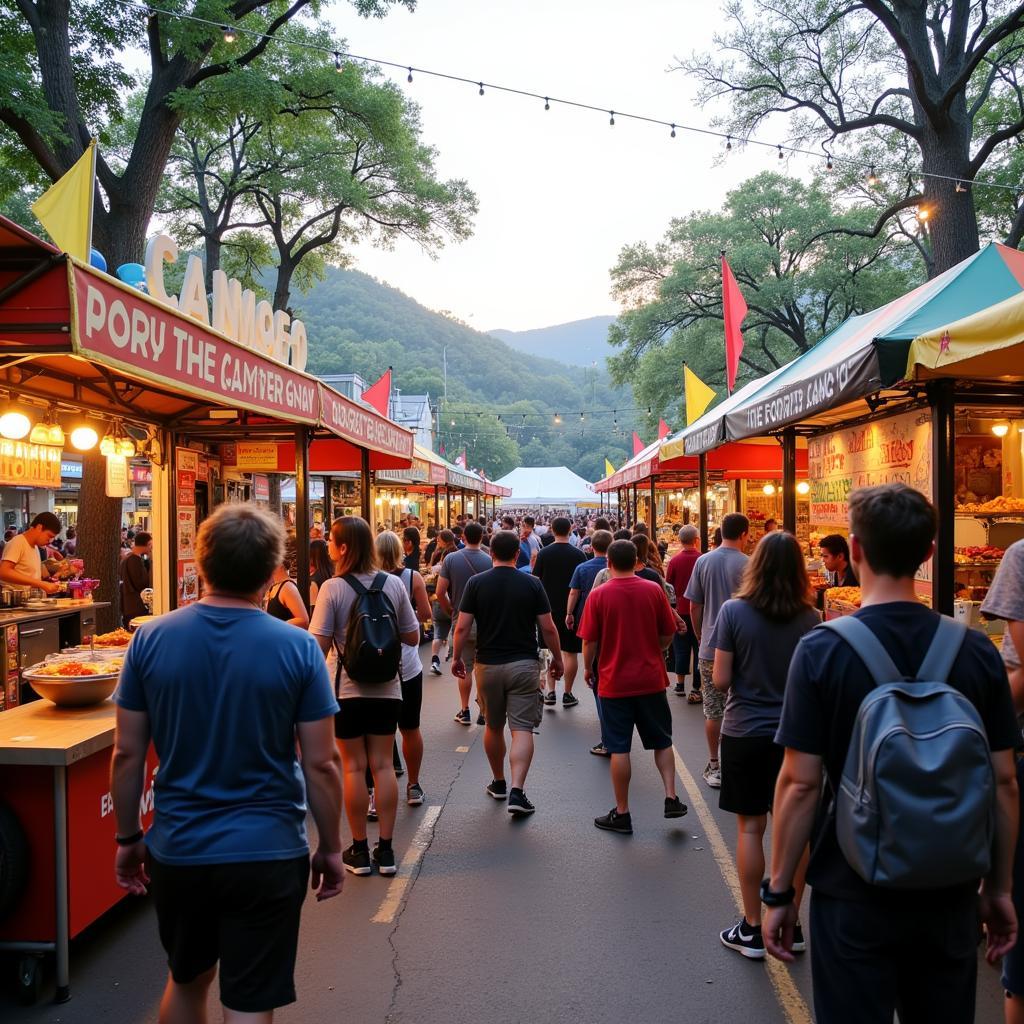 Camp Flog Gnaw Food Stalls