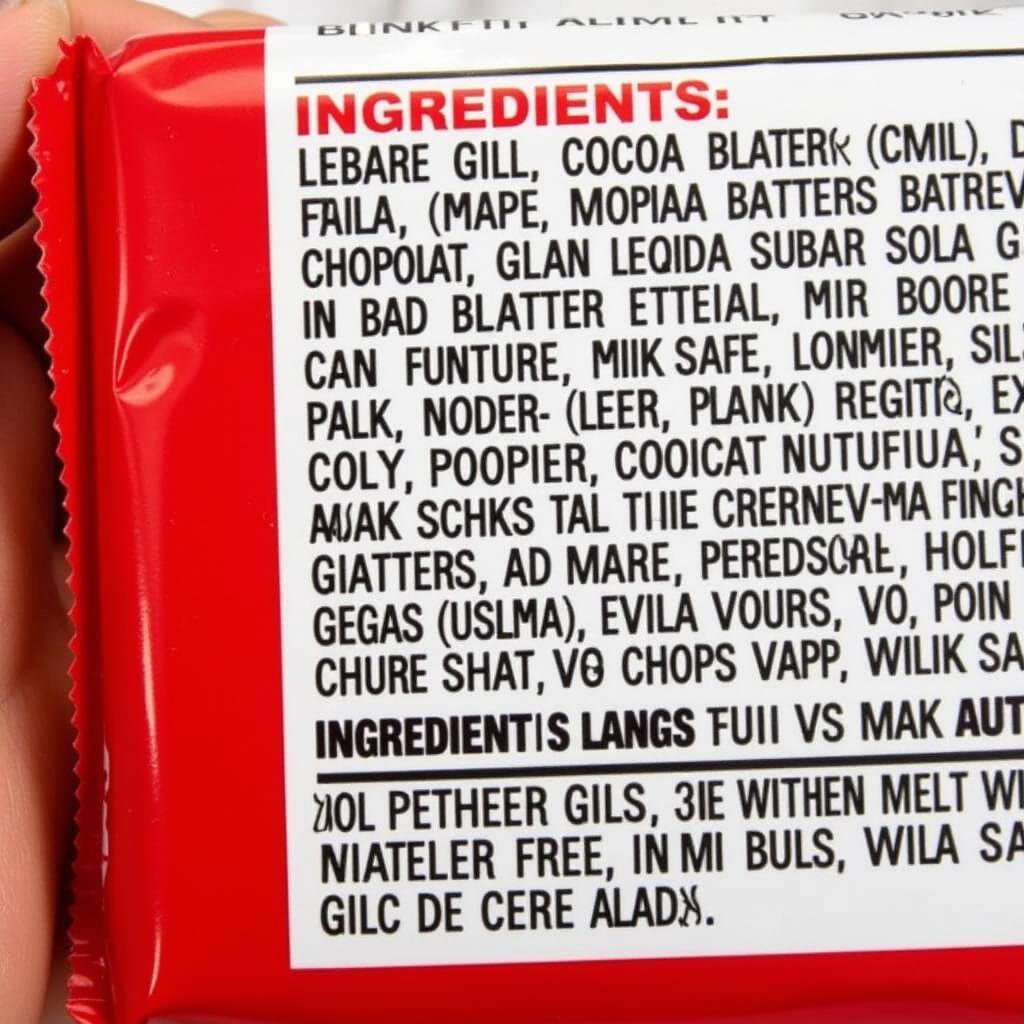 Candy Food Labels: Understanding Ingredients