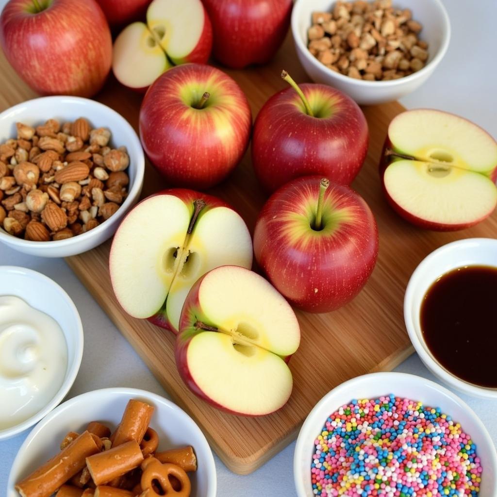 Gourmet Caramel Apple Bar