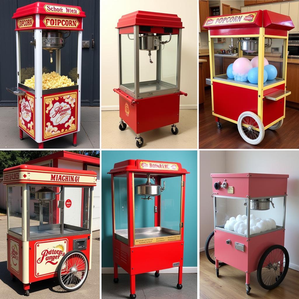 Carnival food machines throughout the ages