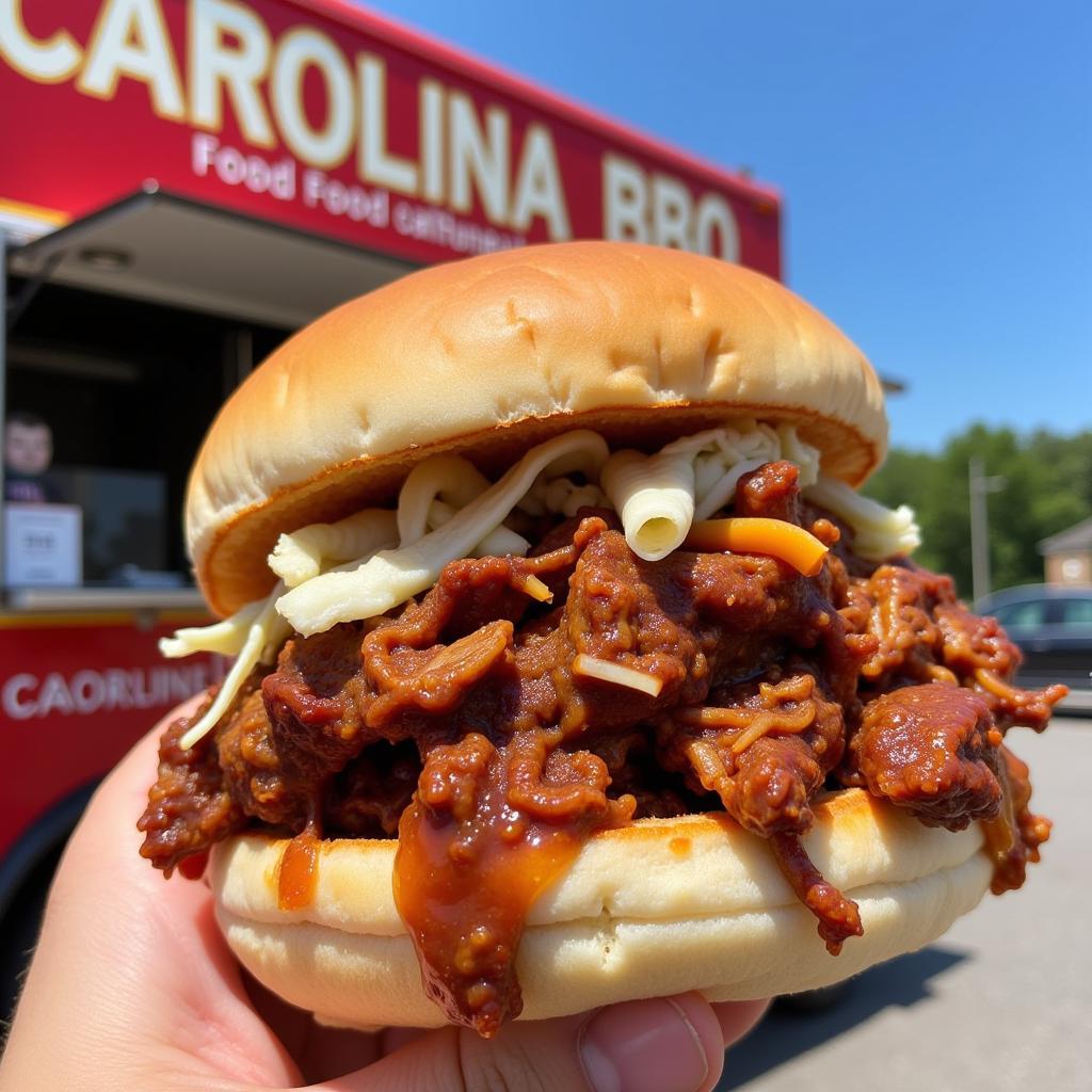 Carolina BBQ Food Truck: Pulled Pork Sandwich