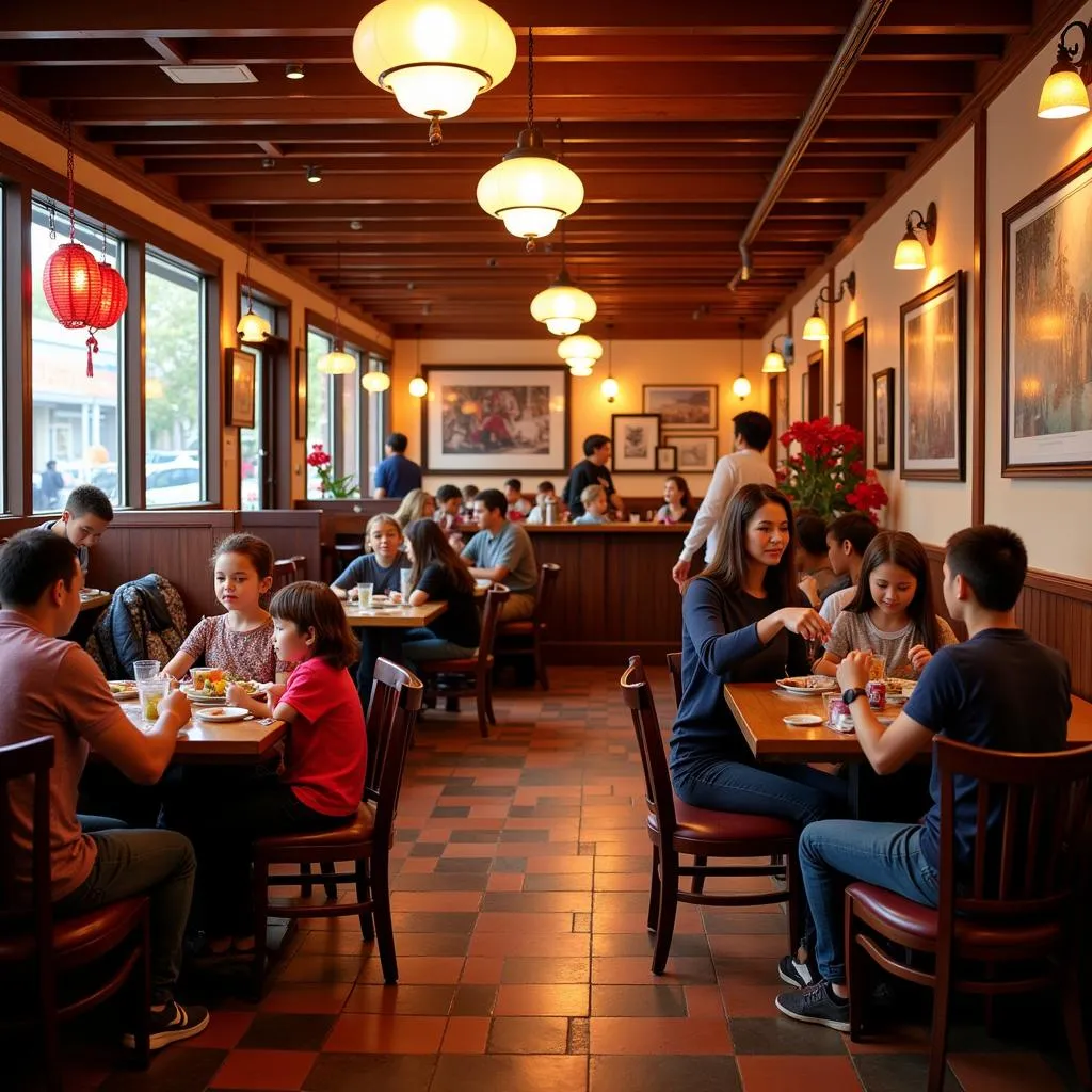 Carrollton Chinese restaurant interior