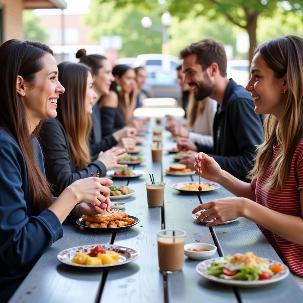 Community Gathering at Carthage Food Truck Friday