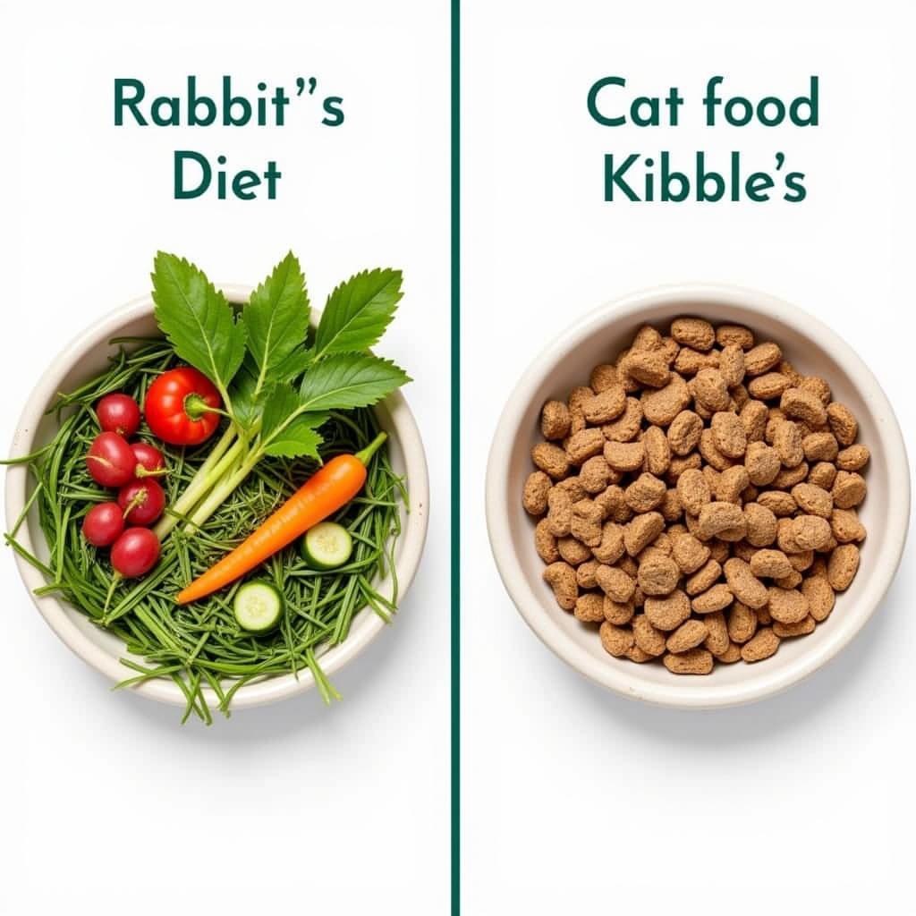 Cat and Rabbit Food Comparison