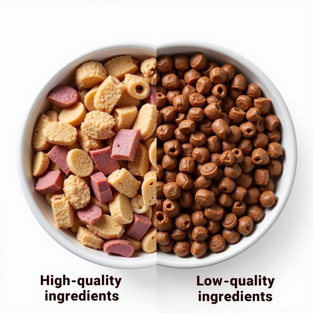 Comparing cat food ingredients