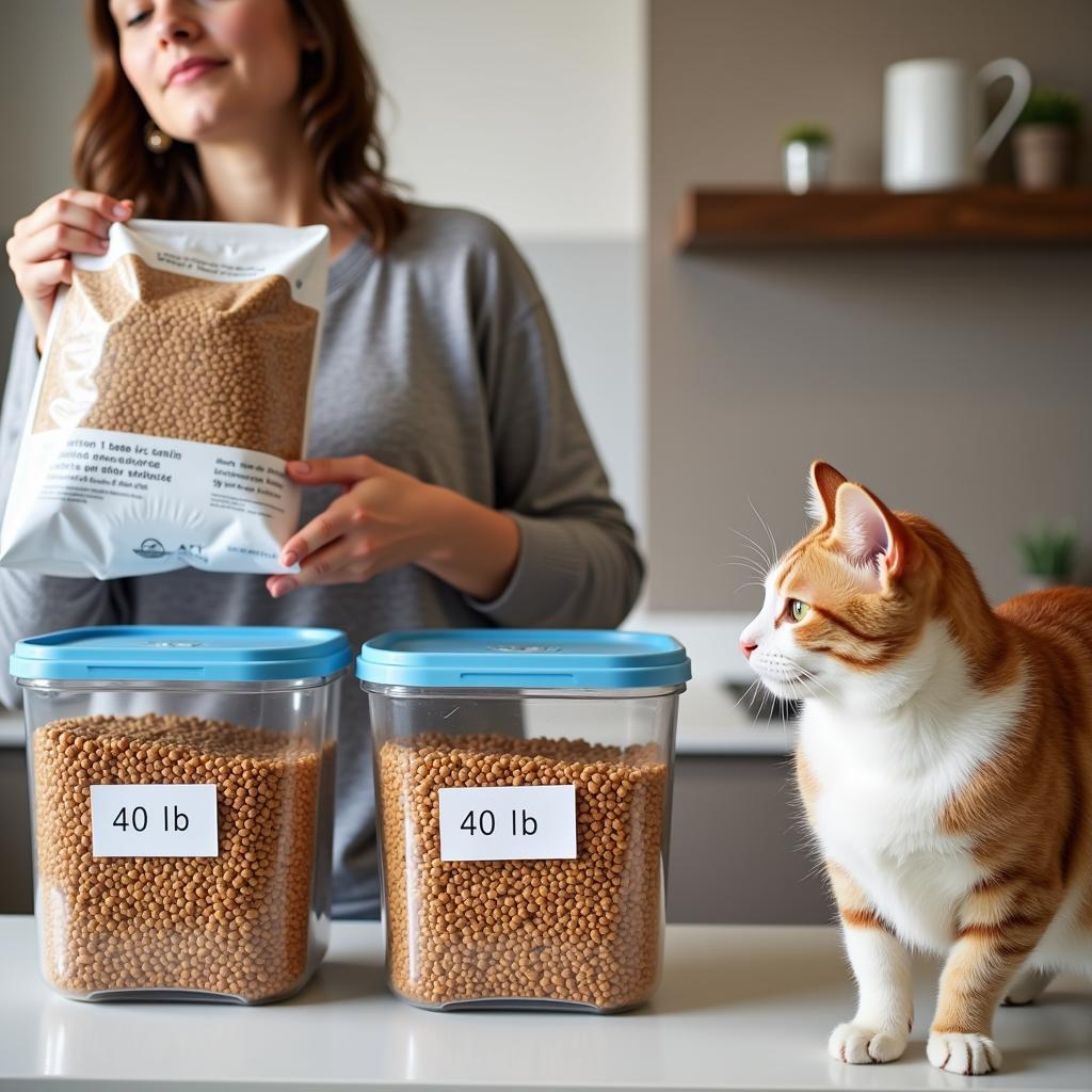 Proper Cat Food Storage