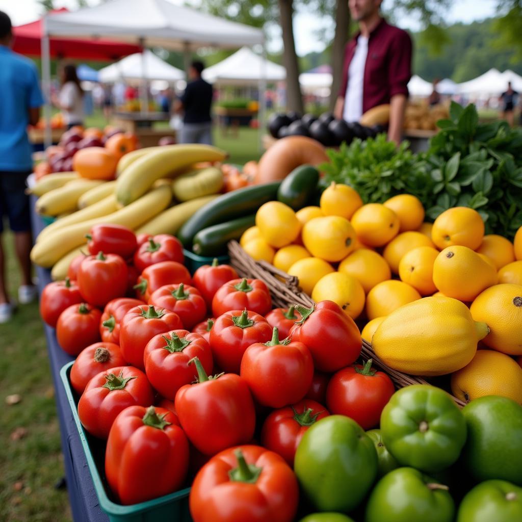 Fresh produce at Chautauqua Food Festival