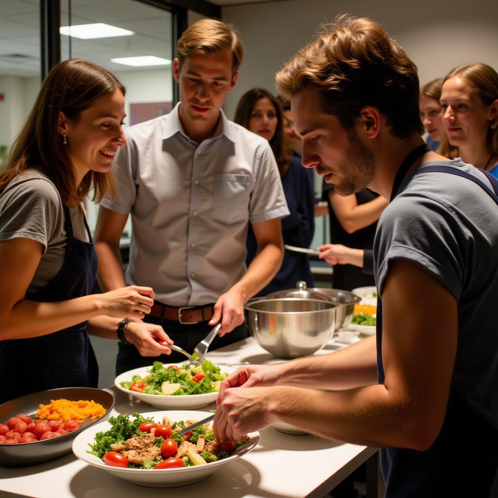 A group of people attending a food as medicine workshop in Chicago