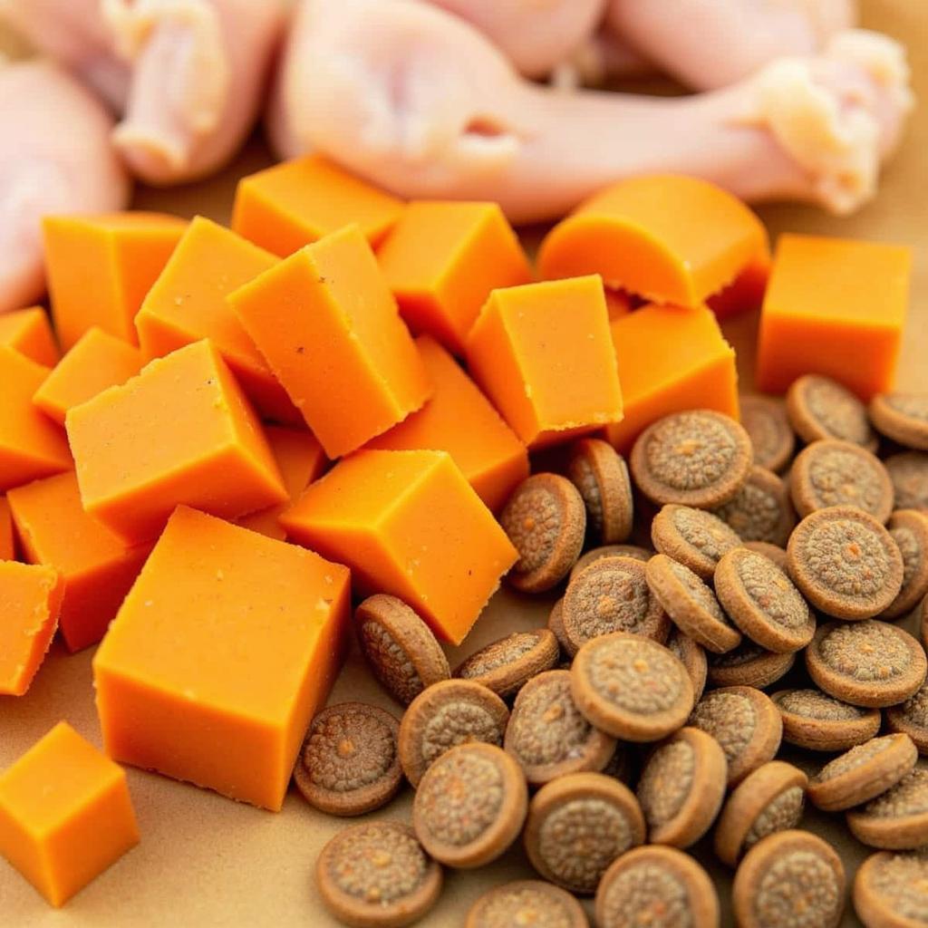 Chicken and Sweet Potato Dog Food Ingredients