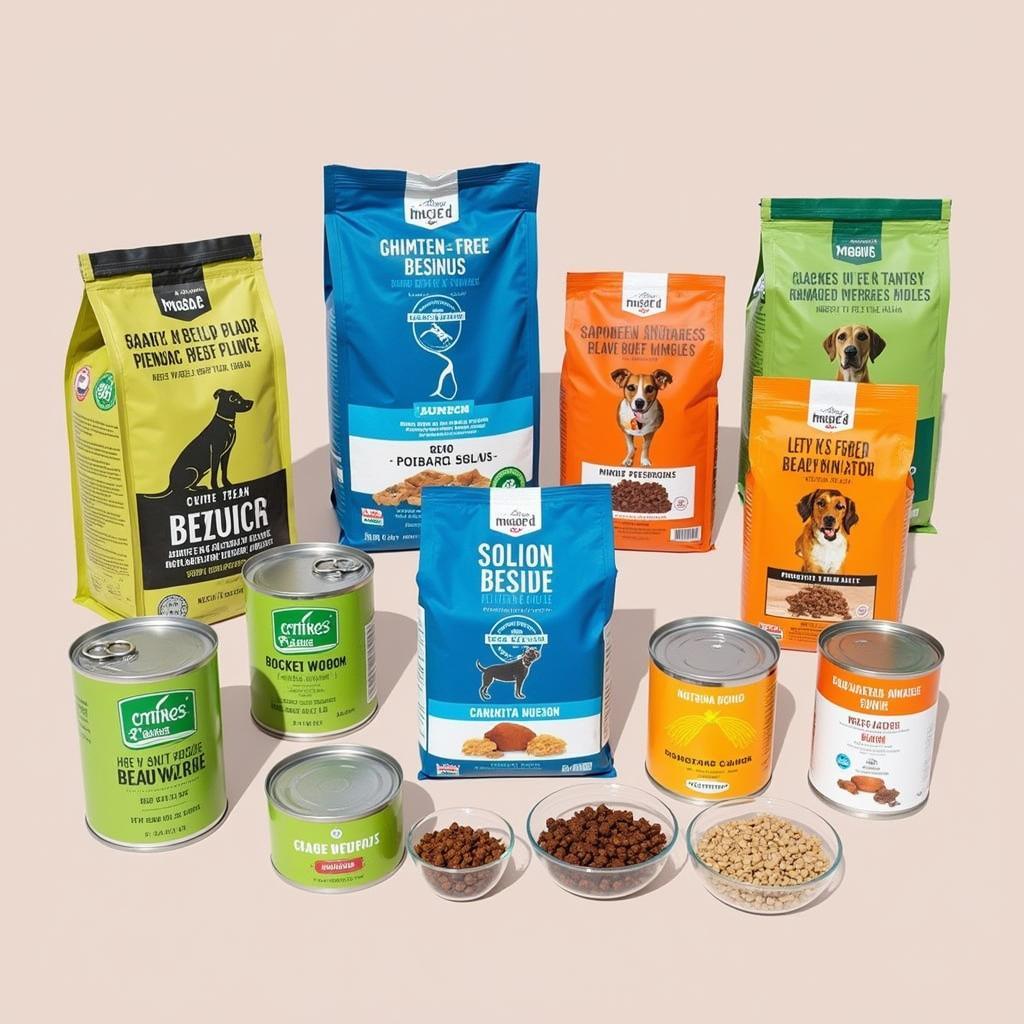 Variety of Chicken-Free Dog Food