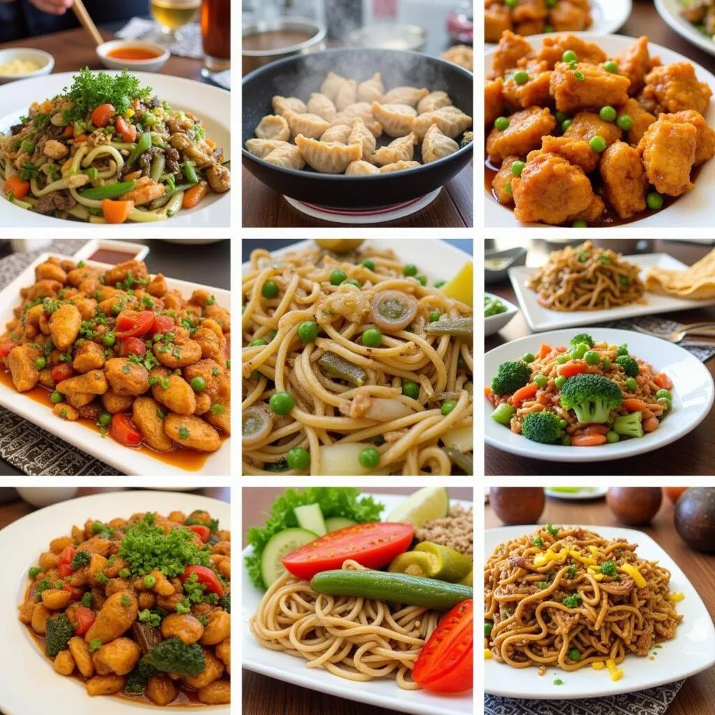 Assortment of Chinese Dishes for Delivery in Greenville NC