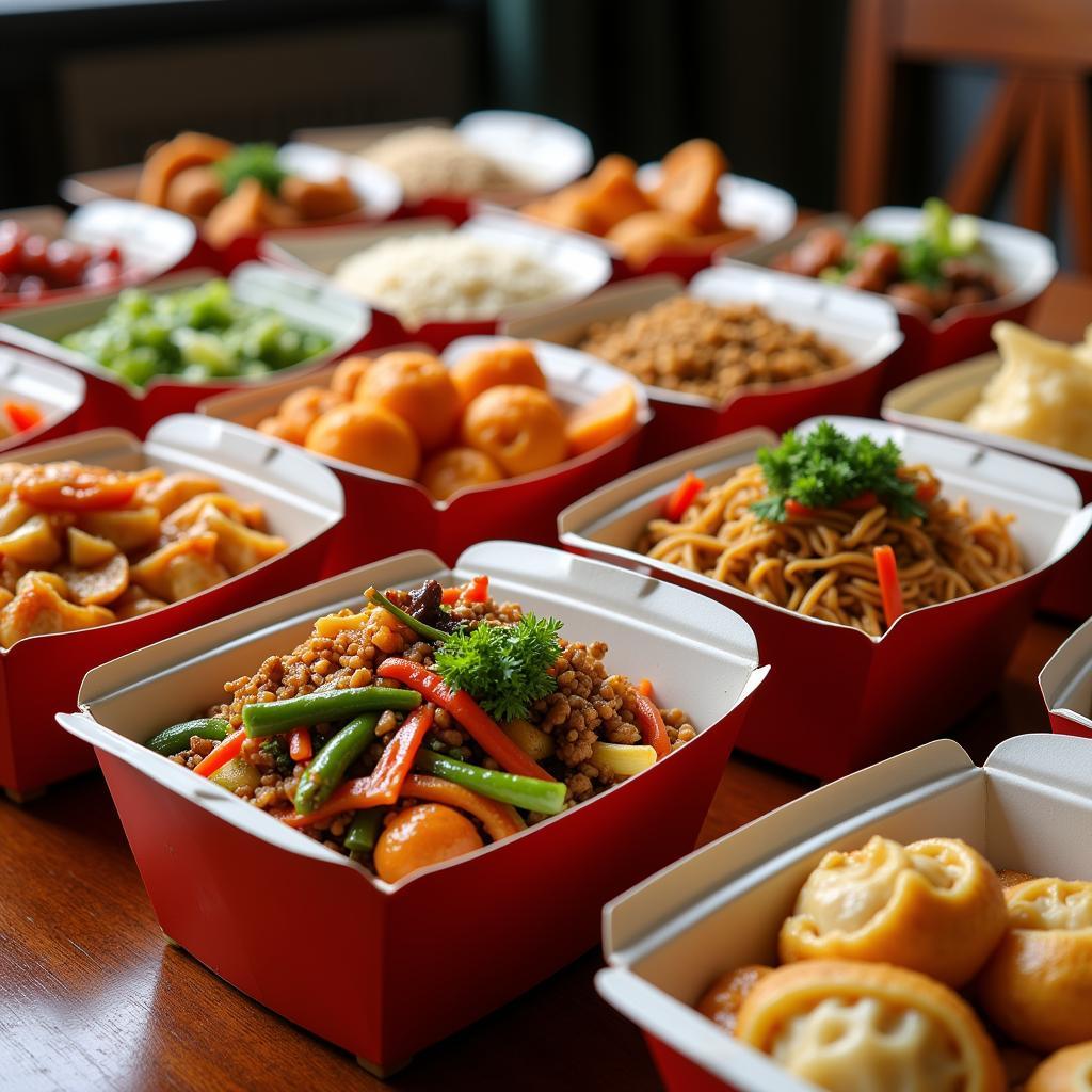 Assortment of Chinese Dishes for Delivery in Lynn MA