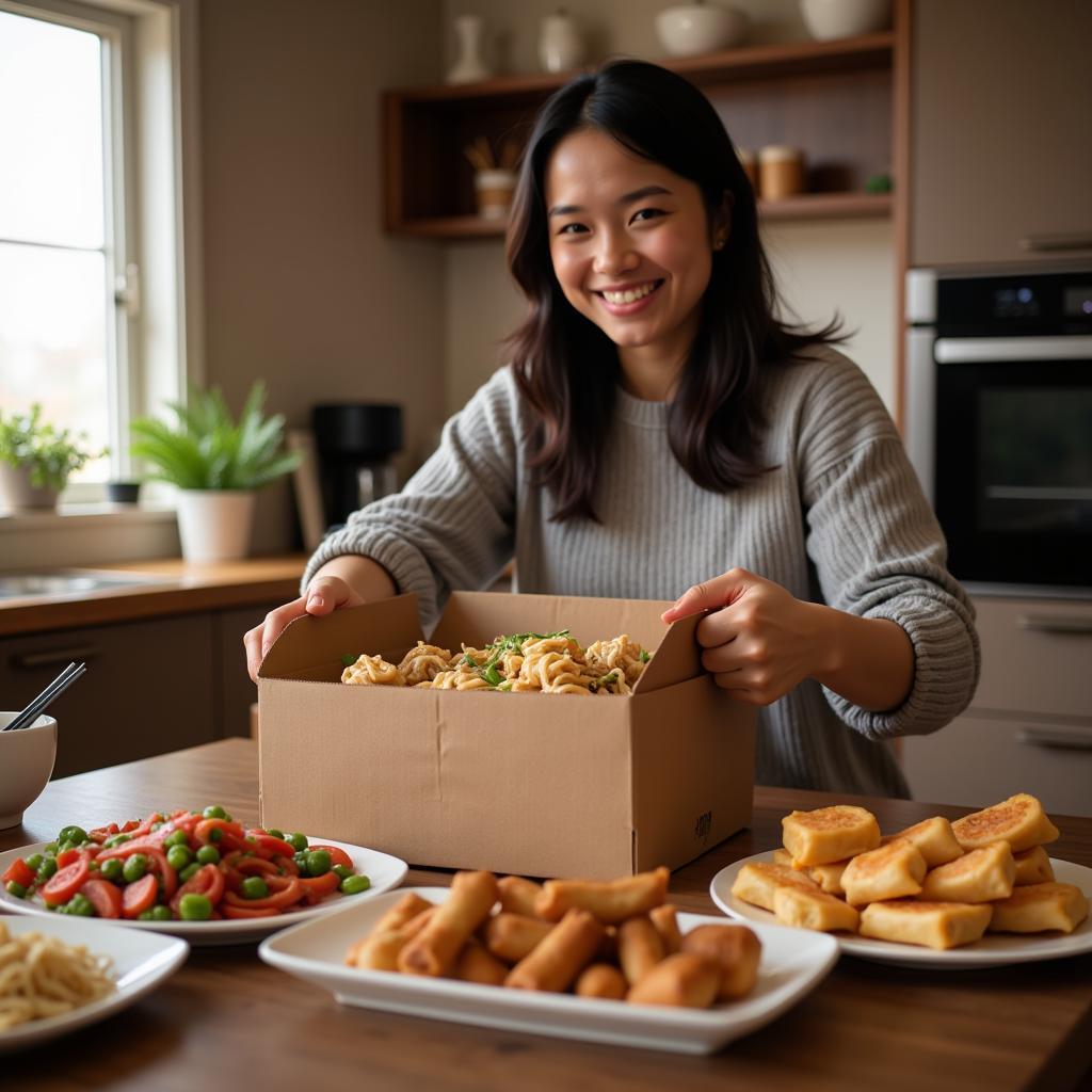 Ordering Chinese Food Delivery in Roxborough