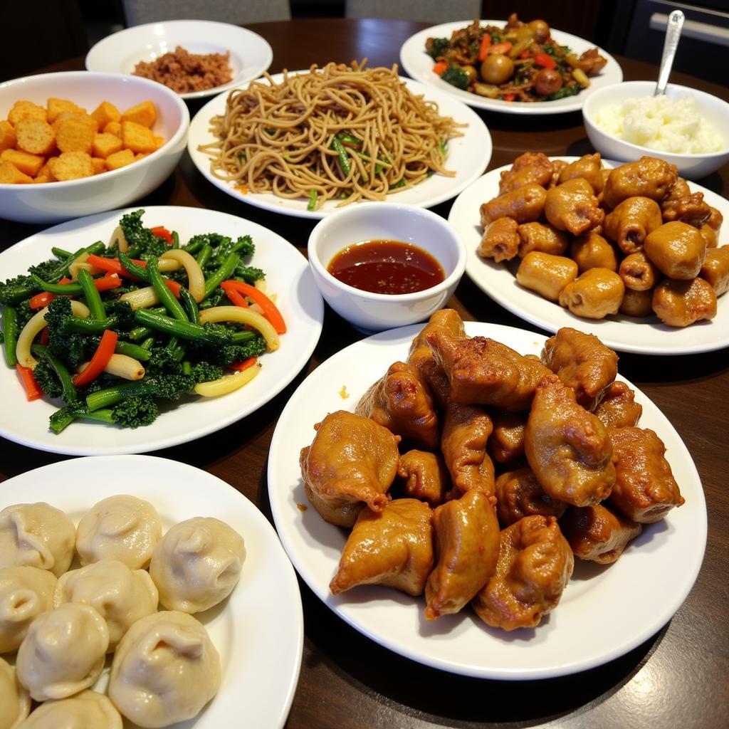 Diverse Chinese Dishes in Temple Hills