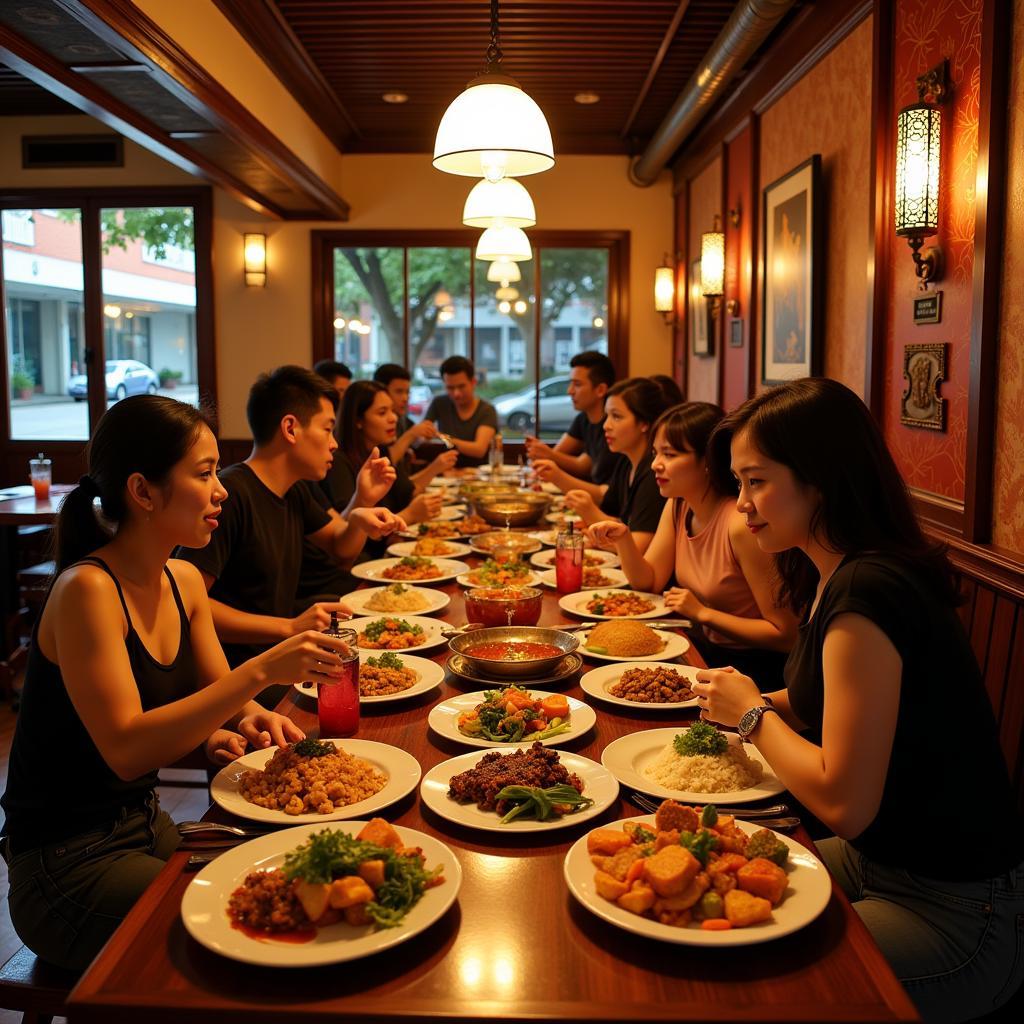 Bustling Chinese Venezuelan Restaurant in Caracas