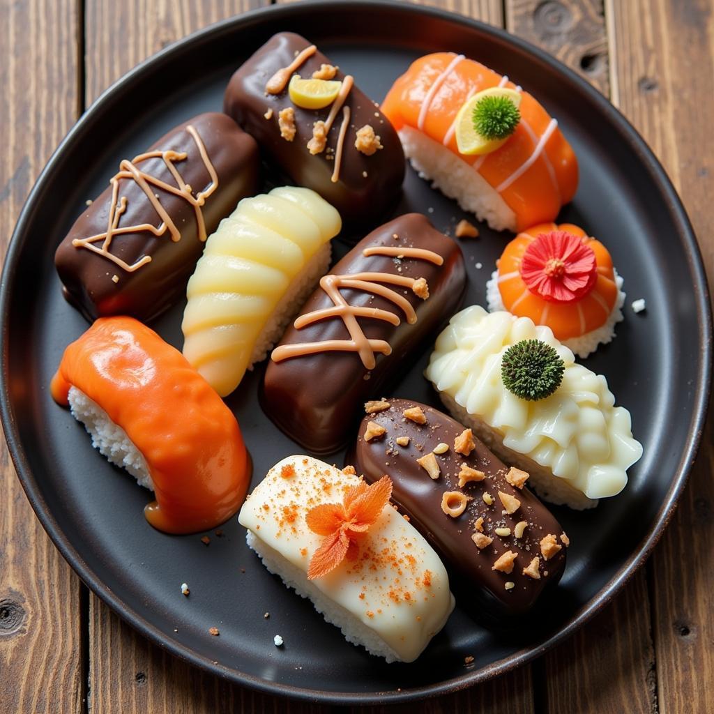 Chocolate Sushi Platter