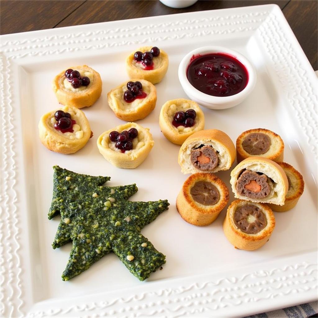 Festive Christmas Appetizer Platter