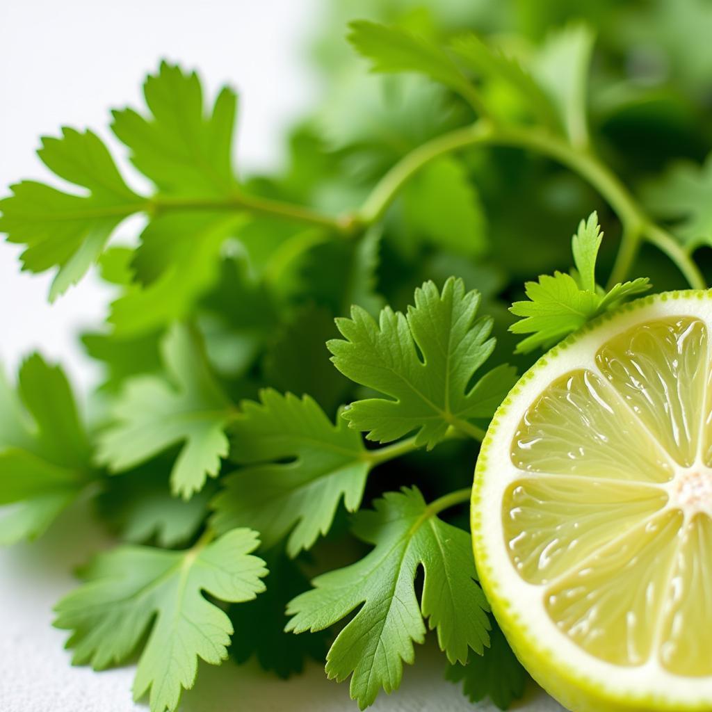 Cilantro and Lime Flavor Combination