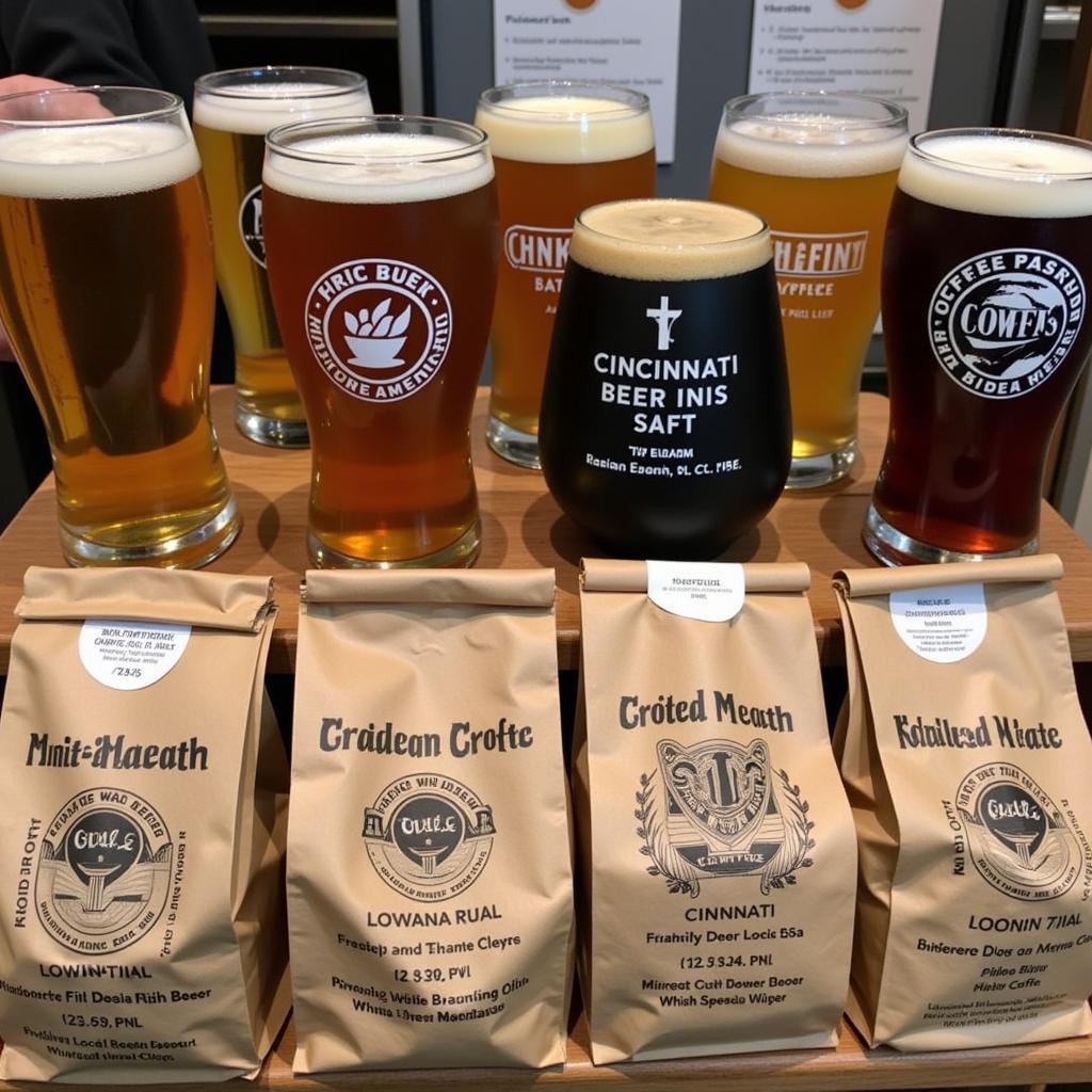 Cincinnati Craft Beer and Coffee Selection