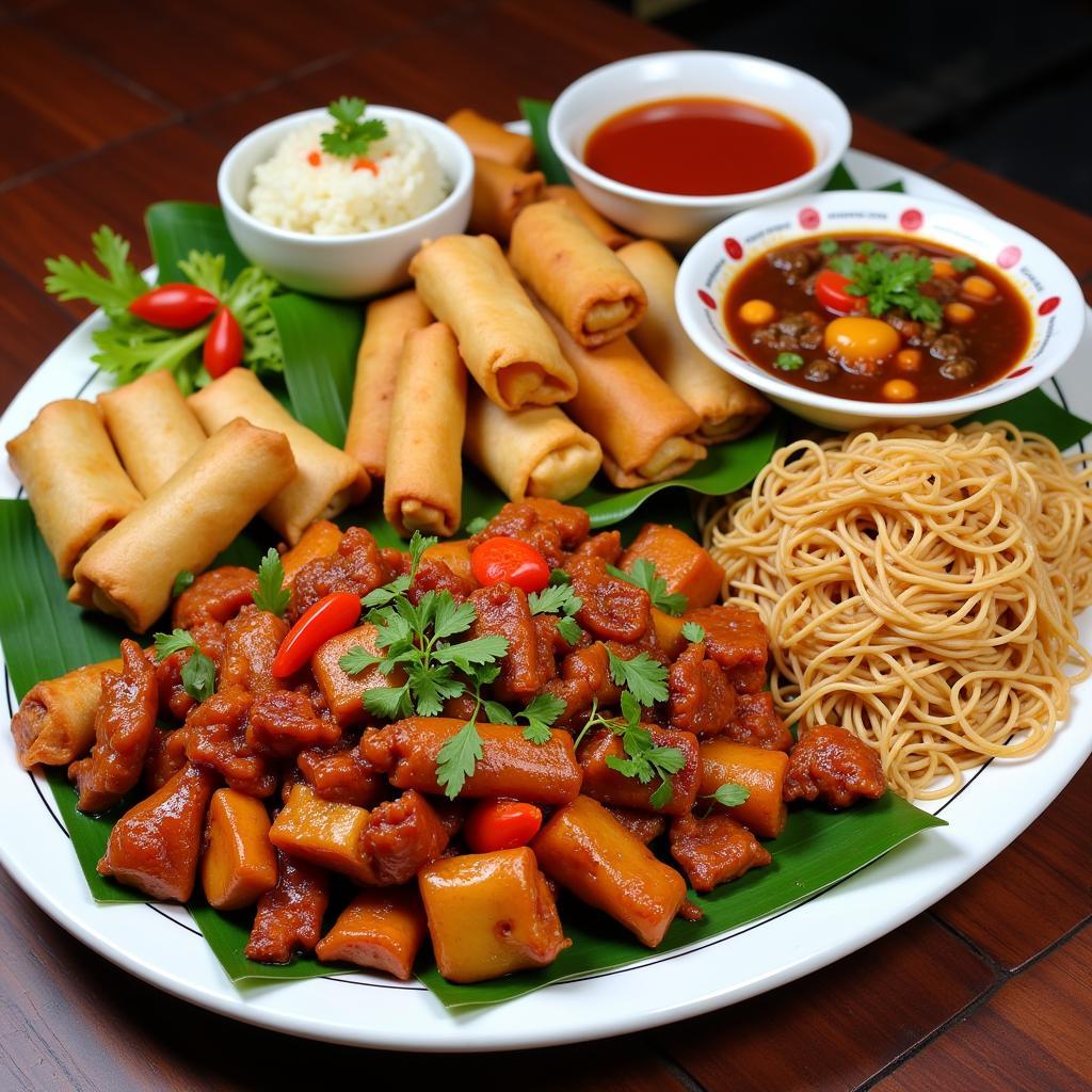 Classic Chinese Food Platter