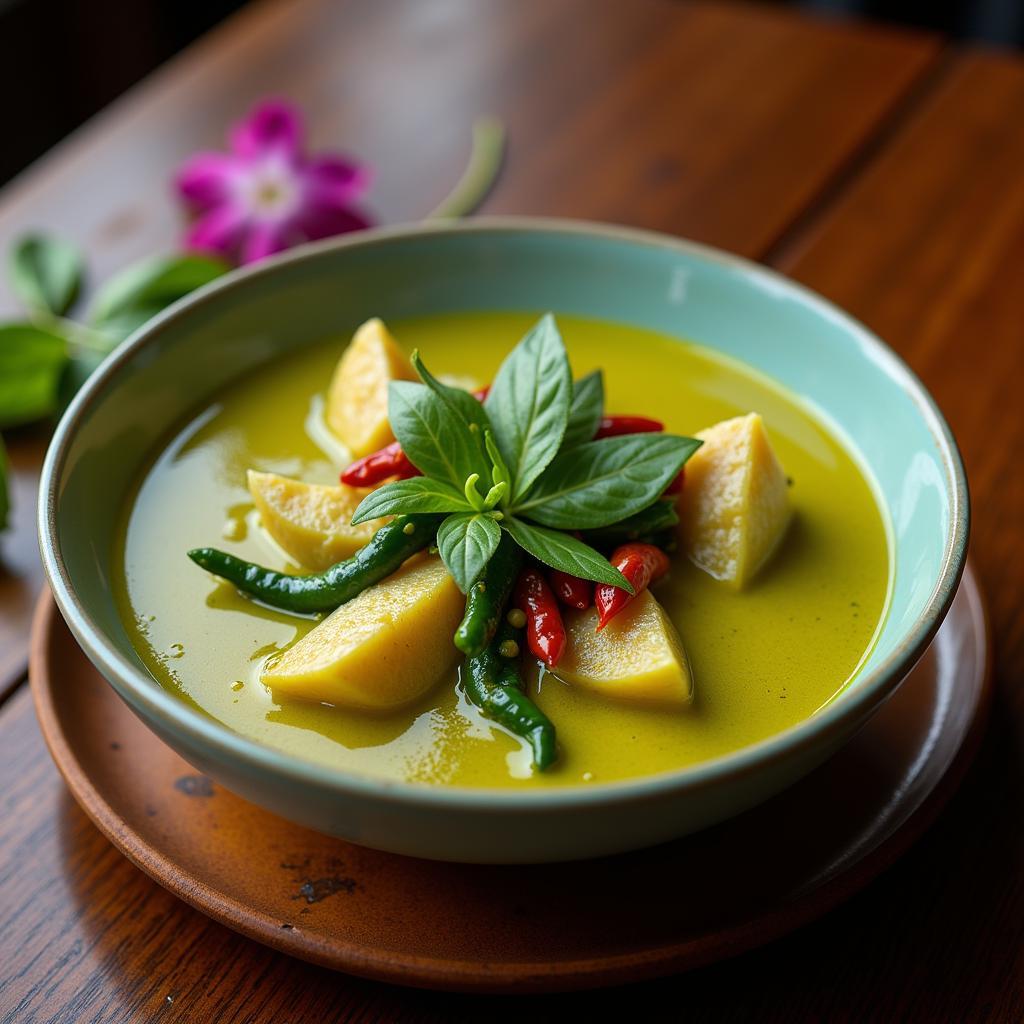 Classic Thai Green Curry at Lemon Tree