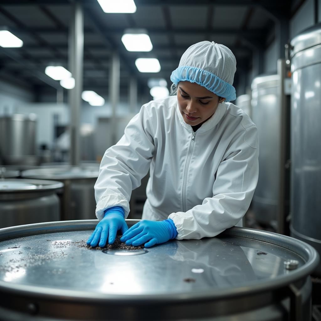 Cleaning Food-Grade IBC