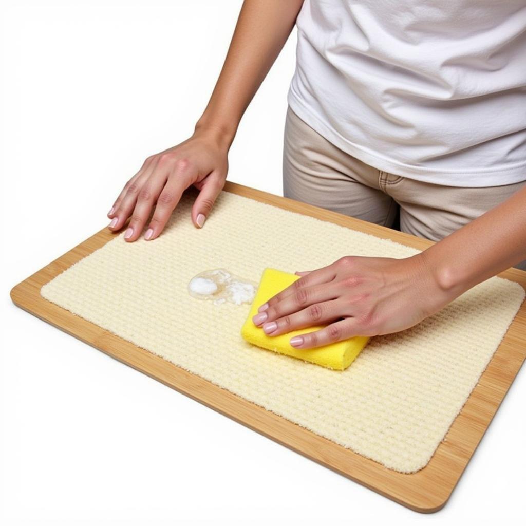 Cleaning a Food Mat