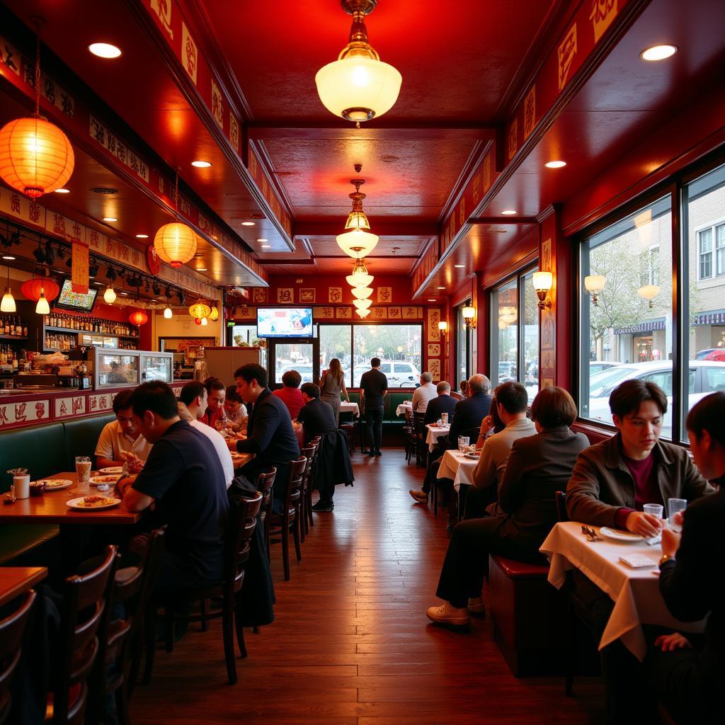 Bustling Chinese restaurant in Cleveland